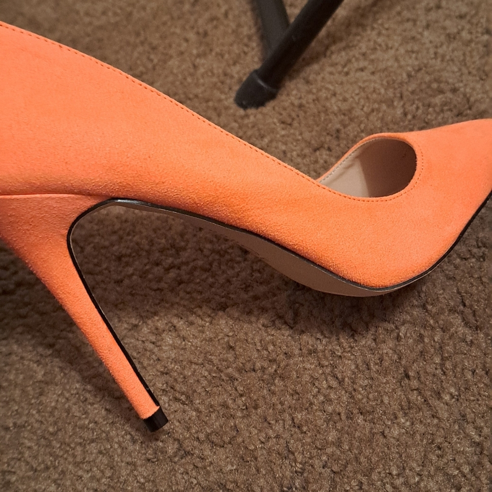 Rouge Women Heels Neon Orange - Picture 2 of 7